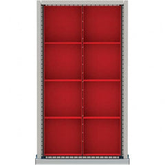 LISTA - 8-Compartment Drawer Divider Layout for 3.15" High Drawers - Americas Industrial Supply