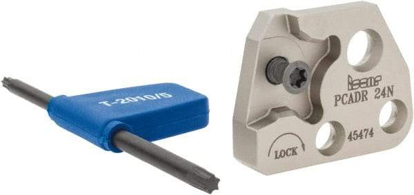 Iscar - 0.02 to 1/8" Groove Width, Right Hand Cut, PCAD Indexable Grooving Blade - Multiple Insert Styles, Series Modular Grip & PentaCut - Americas Industrial Supply