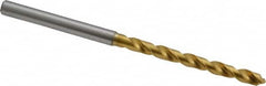 OSG - 3.50012mm 130° Vanadium High Speed Steel Jobber Drill - TiN Finish, Right Hand Cut, Spiral Flute, Straight Shank, 71mm OAL, Standard Point - Americas Industrial Supply