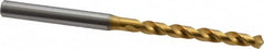 OSG - #13 120° Vanadium High Speed Steel Jobber Drill - TiN Finish, Right Hand Cut, Spiral Flute, Straight Shank, 91mm OAL, Standard Point - Americas Industrial Supply
