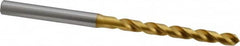 OSG - 5.00126mm 120° Vanadium High Speed Steel Jobber Drill - TiN Finish, Right Hand Cut, Spiral Flute, Straight Shank, 96mm OAL, Standard Point - Americas Industrial Supply