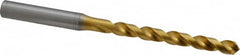 OSG - 6.10108mm 120° Vanadium High Speed Steel Jobber Drill - TiN Finish, Right Hand Cut, Spiral Flute, Straight Shank, 107mm OAL, Standard Point - Americas Industrial Supply