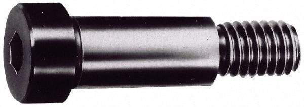 Value Collection - 1" Shoulder Diam x 2-1/2" Shoulder Length, 3/4-10 UNC, Hex Socket Shoulder Screw - 18-8 Stainless Steel, Uncoated, 5/8" Head Height x 1-5/16" Head Diam - Americas Industrial Supply