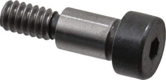 Holo-Krome - 1/4" Shoulder Diam x 3/8" Shoulder Length, #10-24 UNRC, Hex Socket Shoulder Screw - 8 Alloy Steel, Uncoated, 0.357 to 3/8" Head Diam - Americas Industrial Supply