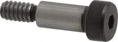 Holo-Krome - 1/4" Shoulder Diam x 1/2" Shoulder Length, #10-24 UNRC, Hex Socket Shoulder Screw - 8 Alloy Steel, Uncoated, 0.357 to 3/8" Head Diam - Americas Industrial Supply