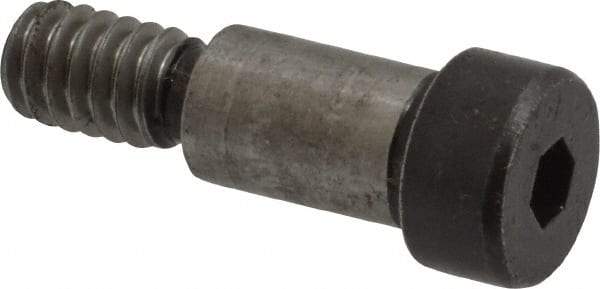 Holo-Krome - 5/16" Shoulder Diam x 1/2" Shoulder Length, 1/4-20 UNRC, Hex Socket Shoulder Screw - 8 Alloy Steel, Uncoated, 0.419 to 0.438" Head Diam - Americas Industrial Supply