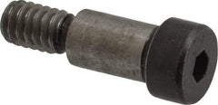 Holo-Krome - 5/16" Shoulder Diam x 1/2" Shoulder Length, 1/4-20 UNRC, Hex Socket Shoulder Screw - 8 Alloy Steel, Uncoated, 0.419 to 0.438" Head Diam - Americas Industrial Supply