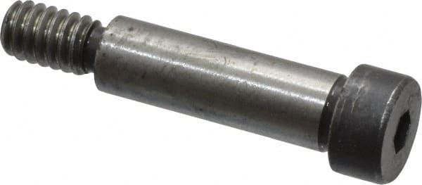 Holo-Krome - 5/16" Shoulder Diam x 1" Shoulder Length, 1/4-20 UNRC, Hex Socket Shoulder Screw - 8 Alloy Steel, Uncoated, 0.419 to 0.438" Head Diam - Americas Industrial Supply