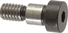 Holo-Krome - 3/8" Shoulder Diam x 3/8" Shoulder Length, 5/16-18 UNRC, Hex Socket Shoulder Screw - 8 Alloy Steel, Uncoated, 0.543 to 0.562" Head Diam - Americas Industrial Supply