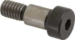 Holo-Krome - 3/8" Shoulder Diam x 1/2" Shoulder Length, 5/16-18 UNRC, Hex Socket Shoulder Screw - 8 Alloy Steel, Uncoated, 0.543 to 0.562" Head Diam - Americas Industrial Supply