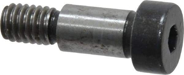 Holo-Krome - 3/8" Shoulder Diam x 5/8" Shoulder Length, 5/16-18 UNRC, Hex Socket Shoulder Screw - 8 Alloy Steel, Uncoated, 0.543 to 0.562" Head Diam - Americas Industrial Supply