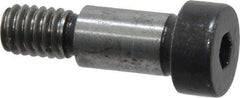 Holo-Krome - 3/8" Shoulder Diam x 5/8" Shoulder Length, 5/16-18 UNRC, Hex Socket Shoulder Screw - 8 Alloy Steel, Uncoated, 0.543 to 0.562" Head Diam - Americas Industrial Supply