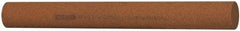 Norton - 6" Long x 5/8" Diam x 5/8" Thick, Aluminum Oxide Sharpening Stone - Round, Medium Grade - Americas Industrial Supply