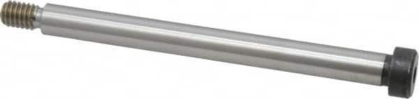 Holo-Krome - 3/8" Shoulder Diam x 4" Shoulder Length, 5/16-18 UNRC, Hex Socket Shoulder Screw - 8 Alloy Steel, Uncoated, 0.543 to 0.562" Head Diam - Americas Industrial Supply