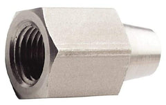 Made in USA - 3/4" Grade 316L Stainless Steel Pipe Fitting - FNPTF x Butt Weld End Connections - Americas Industrial Supply