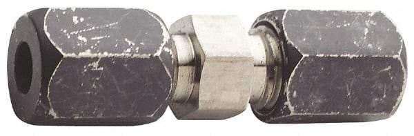 Made in USA - 1-1/2" OD, Grade 316Stainless Steel Union - 2" Hex, Comp x Comp Ends - Americas Industrial Supply