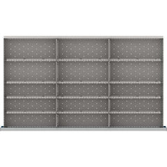 LISTA - 15-Compartment Drawer Divider Layout for 3.15" High Drawers - Americas Industrial Supply