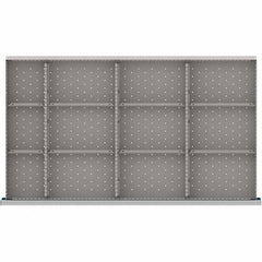 LISTA - 12-Compartment Drawer Divider Layout for 3.15" High Drawers - Americas Industrial Supply