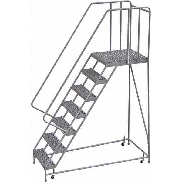 TRI-ARC - Rolling & Wall Mounted Ladders & Platforms Type: Rolling Warehouse Ladder Style: Rolling Safety Ladder - Americas Industrial Supply