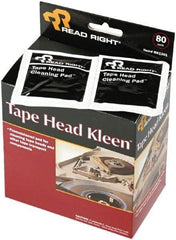 READ RIGHT - Sealed Pads - Use with Clean tape Heads, Guides, Capstans, Plastic Rollers & Other Electronic Components. - Americas Industrial Supply