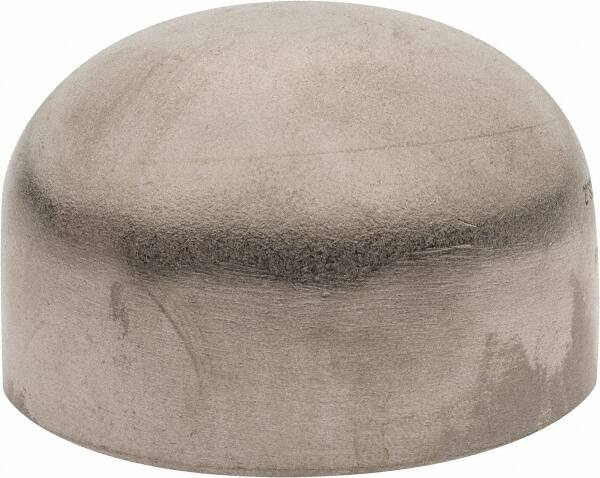 Merit Brass - 2" Grade 304L Stainless Steel Pipe End Cap - Butt Weld End Connections - Americas Industrial Supply