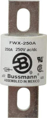 Cooper Bussmann - 250 VAC/VDC, 250 Amp, Fast-Acting Semiconductor/High Speed Fuse - Stud Mount Mount, 3-27/32" OAL, 200 (RMS), 50 at DC kA Rating, 1-1/2" Diam - Americas Industrial Supply