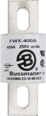 Cooper Bussmann - 250 VAC/VDC, 400 Amp, Fast-Acting Semiconductor/High Speed Fuse - Stud Mount Mount, 3-27/32" OAL, 200 (RMS), 50 at DC kA Rating, 1-1/2" Diam - Americas Industrial Supply