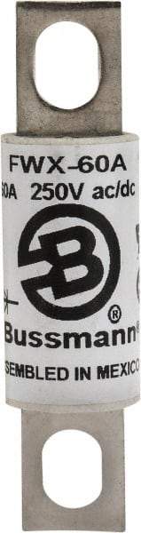 Cooper Bussmann - 250 VAC/VDC, 60 Amp, Fast-Acting Semiconductor/High Speed Fuse - Stud Mount Mount, 3-3/16" OAL, 200 (RMS), 50 at DC kA Rating, 0.81" Diam - Americas Industrial Supply