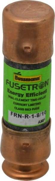 Cooper Bussmann - 125 VDC, 250 VAC, 1.8 Amp, Time Delay General Purpose Fuse - Fuse Holder Mount, 50.8mm OAL, 20 at DC, 200 (RMS) kA Rating, 9/16" Diam - Americas Industrial Supply