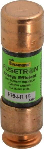 Cooper Bussmann - 125 VDC, 250 VAC, 15 Amp, Time Delay General Purpose Fuse - Fuse Holder Mount, 50.8mm OAL, 20 at DC, 200 (RMS) kA Rating, 9/16" Diam - Americas Industrial Supply