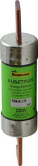 Cooper Bussmann - 125 VDC, 250 VAC, 175 Amp, Time Delay General Purpose Fuse - Bolt-on Mount, 7-1/8" OAL, 20 at DC, 200 (RMS) kA Rating, 1-9/16" Diam - Americas Industrial Supply