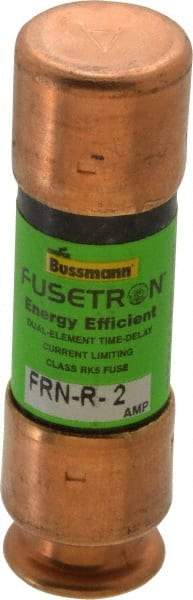 Cooper Bussmann - 125 VDC, 250 VAC, 2 Amp, Time Delay General Purpose Fuse - Fuse Holder Mount, 50.8mm OAL, 20 at DC, 200 (RMS) kA Rating, 9/16" Diam - Americas Industrial Supply