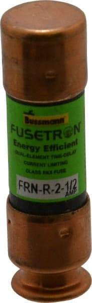 Cooper Bussmann - 125 VDC, 250 VAC, 2.5 Amp, Time Delay General Purpose Fuse - Fuse Holder Mount, 50.8mm OAL, 20 at DC, 200 (RMS) kA Rating, 9/16" Diam - Americas Industrial Supply