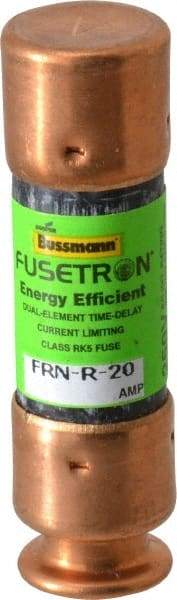 Cooper Bussmann - 125 VDC, 250 VAC, 20 Amp, Time Delay General Purpose Fuse - Fuse Holder Mount, 50.8mm OAL, 20 at DC, 200 (RMS) kA Rating, 9/16" Diam - Americas Industrial Supply