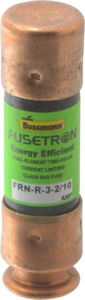 Cooper Bussmann - 125 VDC, 250 VAC, 3.2 Amp, Time Delay General Purpose Fuse - Fuse Holder Mount, 50.8mm OAL, 20 at DC, 200 (RMS) kA Rating, 9/16" Diam - Americas Industrial Supply