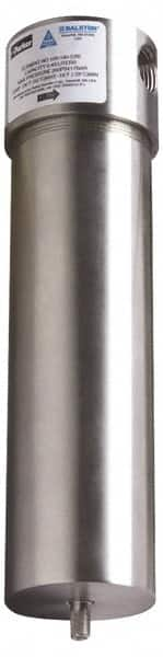 Parker - 1/4" Port, 7" High x 3" Wide, FRL Filter with Stainless Steel Bowl & Automatic Drain - 175 Max psi, 120°F Max - Americas Industrial Supply