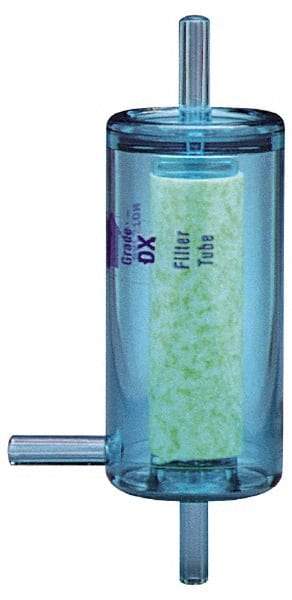 Parker - 1/4" Outlet, 125 Max psi, Inline Filters, Regulators & Lubricators - 14.6 CFM, Disposable Gas or Liquid Filter, 4-1/2" Long - Americas Industrial Supply