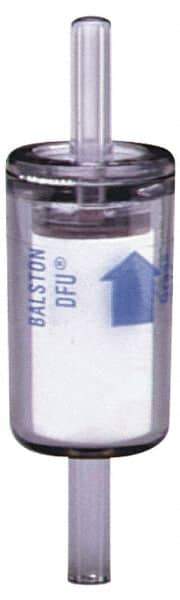 Parker - 1/4" Outlet, 125 Max psi, Inline Filters, Regulators & Lubricators - 6.6 CFM, Disposable Gas or Liquid Filter, 3-1/4" Long - Americas Industrial Supply