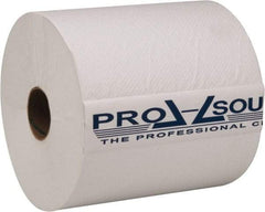 PRO-SOURCE - Hard Roll of 1 Ply White Paper Towels - 8" Wide, 800' Roll Length - Americas Industrial Supply