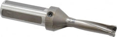 Kennametal - 3" Max Drill Depth, 4xD, 3/4" Diam, Indexable Insert Drill - 2 Inserts, 1-1/4" Shank Diam, Straight Shank - Americas Industrial Supply
