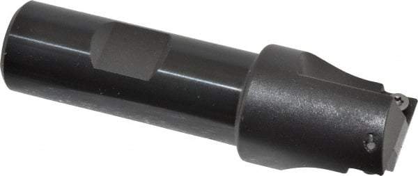 Kennametal - 1" Cut Diam, 0.28" Max Depth of Cut, 3/4" Shank Diam, 3-1/4" OAL, Indexable Square Shoulder End Mill - SDEB 2615. Inserts, Weldon Shank, 0° Lead Angle - Americas Industrial Supply