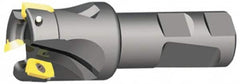 Kennametal - 2" Cut Diam, 0.404" Max Depth of Cut, 1" Shank Diam, 4.03" OAL, Indexable Square Shoulder End Mill - LFEW 252... Inserts, Cylindrical Shank, 0° Lead Angle - Americas Industrial Supply