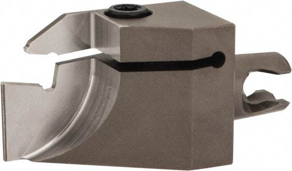 Kennametal - System Size KM16, Left Hand Cut, Modular Cutoff Cutting Unit Head - A2S A2 Insert Style, 1.181" Head Length, 0.669" Center to Cutting Edge, Series Micro A2 - Americas Industrial Supply