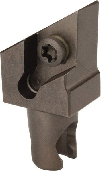 Kennametal - Left Hand Cut, Size KM12, DCMT 32.52 Insert Compatiblity, External Modular Turning & Profiling Cutting Unit Head - 8mm Ctr to Cutting Edge, 20mm Head Length, Through Coolant, Series Micro Screw-On - Americas Industrial Supply