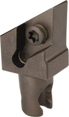 Kennametal - Left Hand Cut, Size KM12, DCMT 32.52 Insert Compatiblity, External Modular Turning & Profiling Cutting Unit Head - 8mm Ctr to Cutting Edge, 20mm Head Length, Through Coolant, Series Micro Screw-On - Americas Industrial Supply