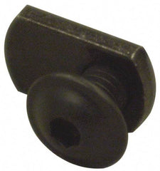 80/20 Inc. - 1/2" High, Open Shelving Flanged Button Head Socket Cap Screw - Zinc, Use with Series 10 & 15 - Reference F - Americas Industrial Supply