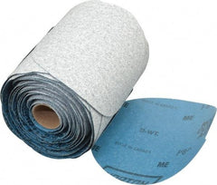 Norton - 5" Diam, 80 Grit Silicon Carbide Adhesive PSA Disc - Coarse Grade, Natural, B Weighted Backing, Flexible - Americas Industrial Supply