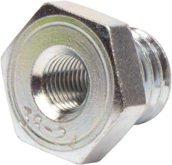 Weiler - 5/8-11 to 3/8-24 Wire Wheel Adapter - Metal Adapter - Americas Industrial Supply