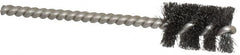 Weiler - 5/8" Diam Helical Steel Tube Brush - 0.005" Filament Diam, 1" Brush Length, 3-1/2" OAL, 3/16" Diam Stainless Steel Shank - Americas Industrial Supply