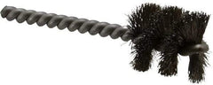 Weiler - 1" Diam Helical Stainless Steel Tube Brush - 0.008" Filament Diam, 1" Brush Length, 3-1/2" OAL, 1/4" Diam Stainless Steel Shank - Americas Industrial Supply